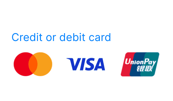 Accept credit card or bank transfer payments online, without integration